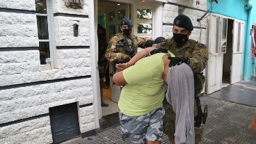 Uriel Luciano Cantero, hijo del Pájaro, fue detenido este martes.