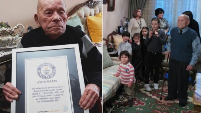 Murió a poco de cumplir los 113 años.