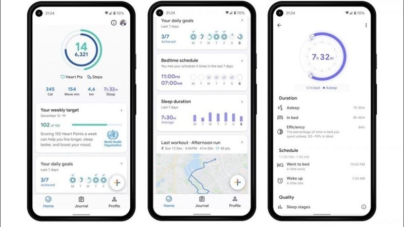 La aplicación de actividad física de Google pemanecerá siempre activa en segundo plano en tu teléfono.
