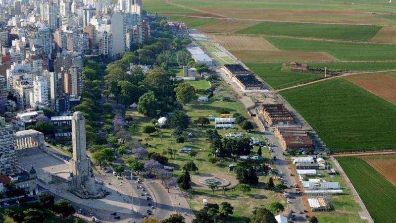 Fotomontaje sobre una imagen de Rosario.