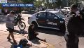 Tres heridos en choque de motos en Pellegrini y Avellaneda: "Quise doblar en U"