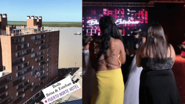 La previa de la boda comenzó en un hotel de Puerto Norte y siguió en Campos de Ibarlucea.