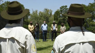 La presentación de los nuevos faros de detección en la zona de islas