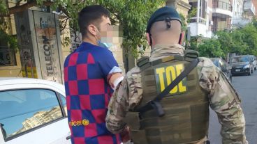 Luciano Luis Romero, de 21 años, detenido este martes en Rosario.