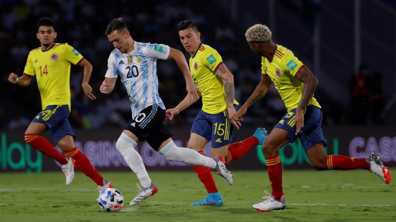 Lo Celso volvió a ser titular y cumplió una buena labor en una selección que llegó a los 29 encuentros sin derrotas