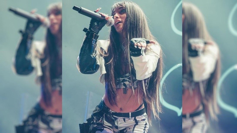 La cantante María Becerra.