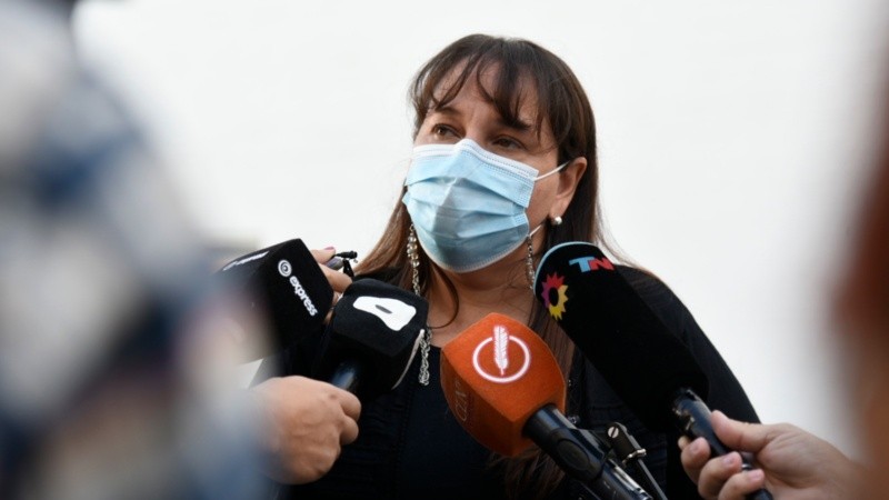 La doctora Lorena Bottas del Roque Sáenz Peña