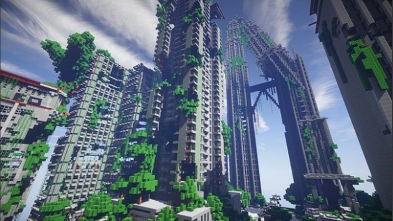 Minecraft es un videojuego que se centra en la colocación y destrucción de bloques.