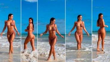 Las fotos que compartió Sol Pérez desde las playas de México.