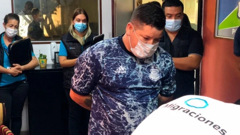 El Paisa Aquino fue expulsado del país tras ser detenido.