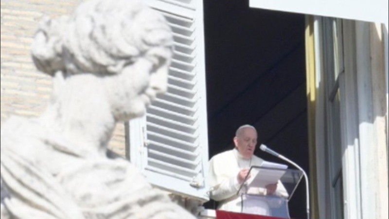 El Papa rezó este domingo el tradicional Ángelus.
