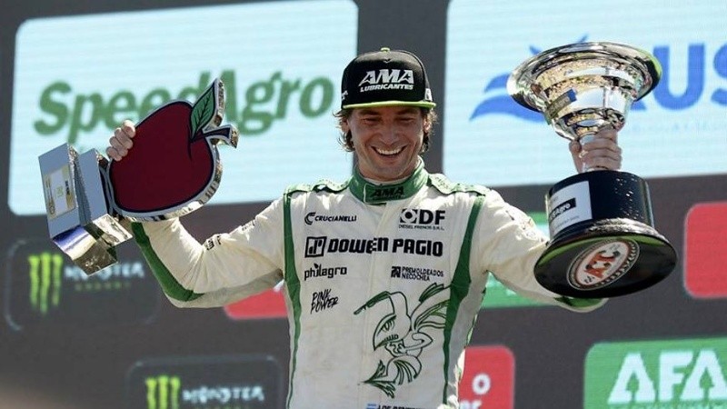 De Benedictis salió airoso de un final complicado y festejó.