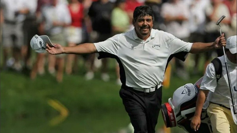 El Gato Romero, uno de los mejores golfistas de Argentina