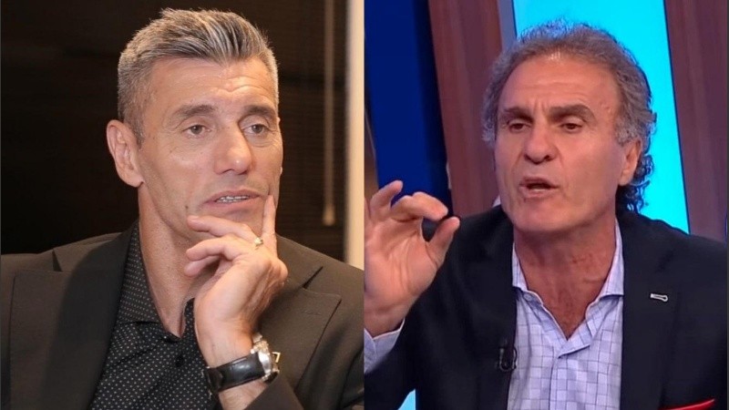 Sergio Goycochea y Oscar Ruggeri.