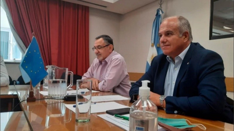 Carlos Paz y Carlos Milicevic, la cúpula del Senasa que renunció en el día de hoy. (SENASA)