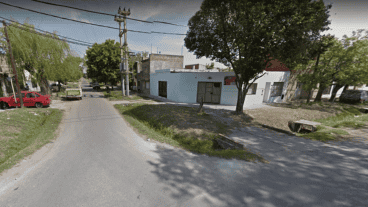 La cuadra atacada durante la medianoche.