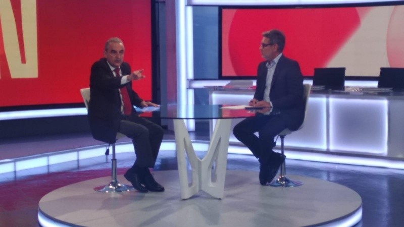 El ex secretario de Comercio, Guillermo Moreno, fue entrevistado por el periodista Daniel Amoroso. 