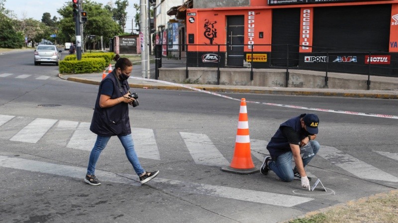 La AIC trabajó recolectando evidencia. 