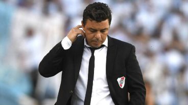 Marcelo Gallardo tiene gripe y podría ausentarse este domingo.