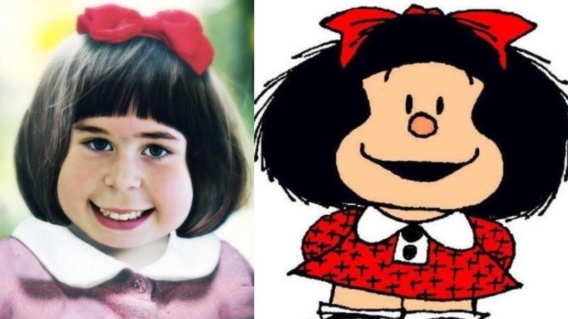 Las dos versiones de Mafalda.