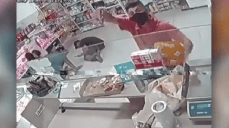 Toda la secuencia duró unos pocos segundos.