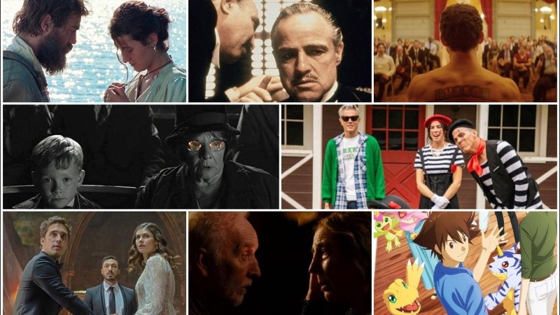 “La leyenda del cangrejo”, El padrino”, “ El hombre que vendió su piel”, “Belfast”, “Jackass para siempre”, “Pasión, amor y muerte”, “La llamada final” y “Digimon Adventure: Last Evolution Kizuna” renuevan la cartelera.