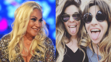 Verónica Ojeda, Dalma y Gianinna Maradona.