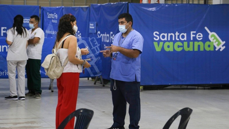 La vacunación ya funcionando en Portal Rosario desde este miércoles