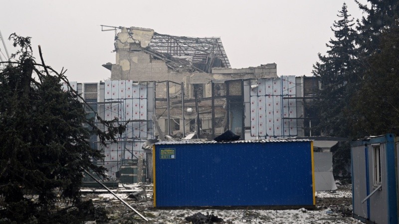 El bombardeo ruso a la torre de televisión de Kiev