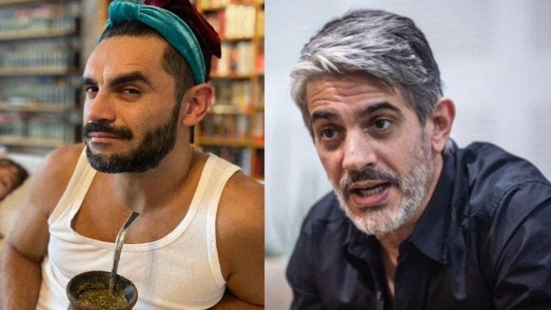 Los actores Gonzalo Heredia y Pablo Echarri.