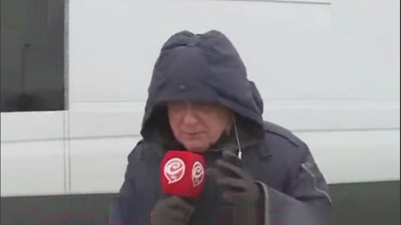 El periodista Chiche Gelblung desde Ucrania.