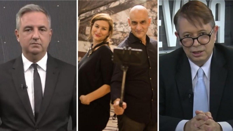 Luis Ricossa, Anabel Barboza, Héctor Mansur y Claudio Márquez, con nominaciones al Martín Fierro.