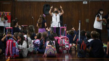 Vuelta a clases este viernes en muchas escuelas de Rosario. (Foto: Alan Monzón/Rosario3)