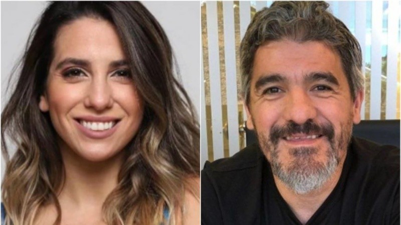 Cinthia Fernández y el Burrito Ortega.