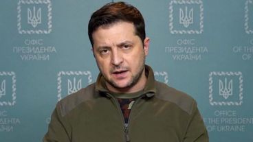 El presidente de Ucrania, Volodimir Zelenski.