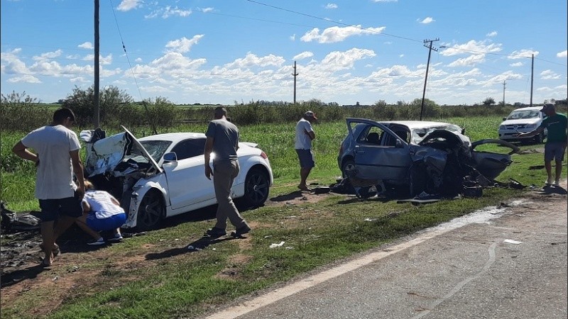 El accidente se produjo alrededor de las 14 de este lunes.