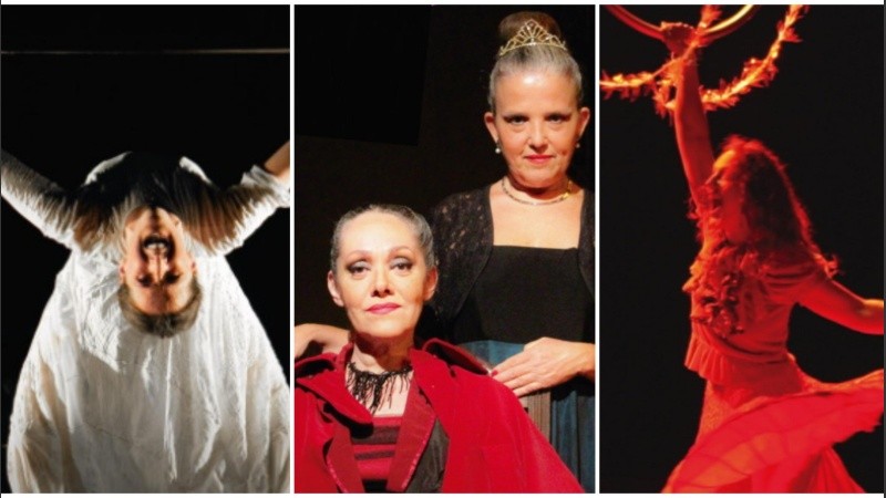 Las obras “Las Juanas, una herejía cósmica”, “Crónica de una debacle” y “Ruth y la araña”.