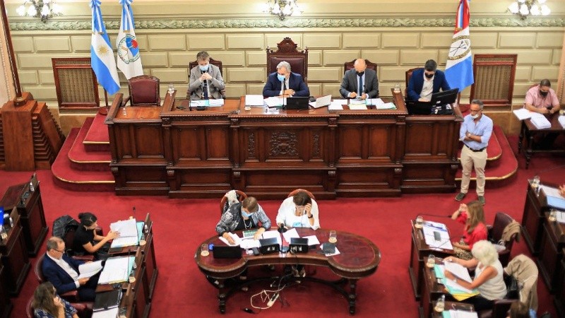 La sesión de Diputados este jueves.