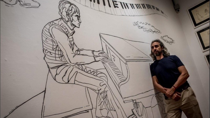 “El mural homenajea su idea de 