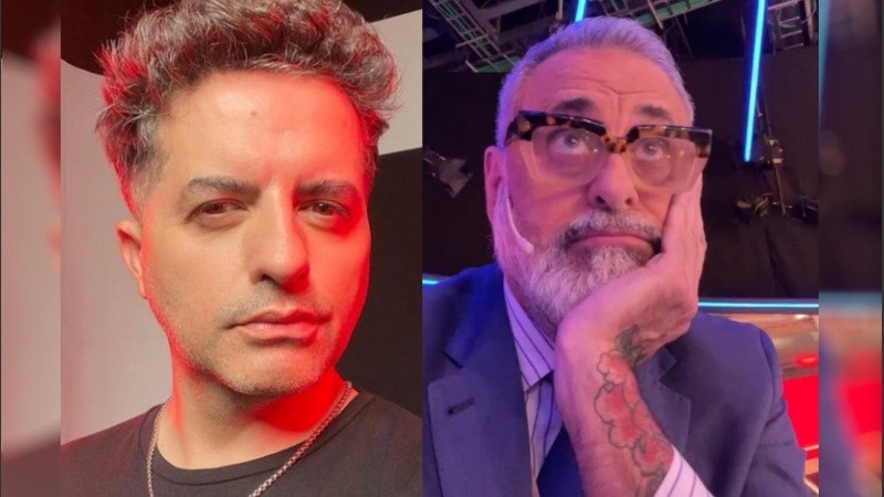 Ángel de Brito y Jorge Rial.