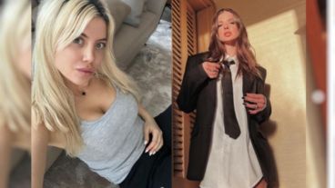 Wanda Nara y la China Suárez.