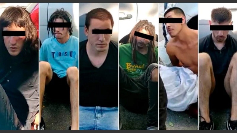 Los procesamientos recayeron sobre los acusados Ángel Pascual Ramos (23), Lautaro Dante Ciongo Pasotti (24), Thomas Fabián Domínguez (21), Steven Alexis Cuzzoni (20), Franco Jesús Lykan (24) e Ignacio Retondo (22).