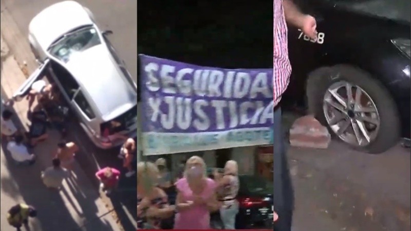 La marcha vecinal, el hombre herido durante la tarde y el móvil pinchado.