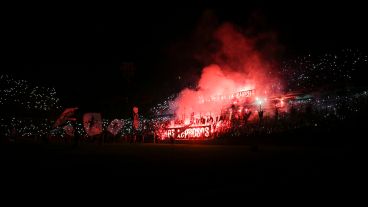 En un Coloso repleto, la Lepra vivió su fiesta previa al clásico rosarino del domingo.