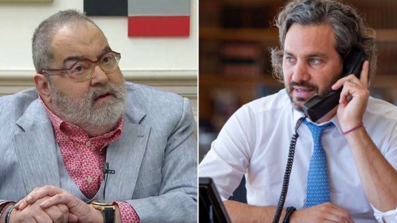 Fuerte cruce radial entre el canciller y el periodista.