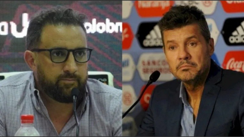 Cristian Malaspina y Marcelo Tinelli.
