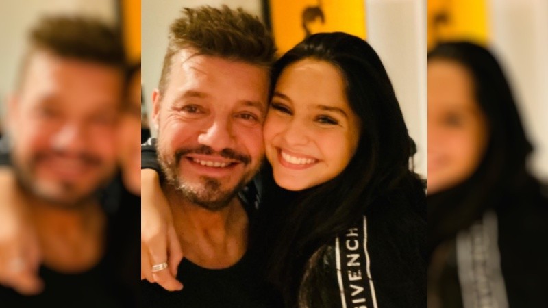 Marcelo y Juanita Tinelli.