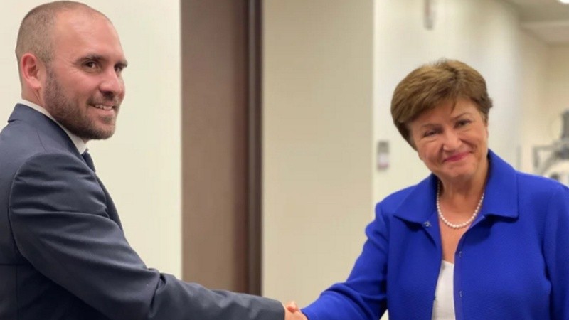 La titular del FMI, Kristalina Georgieva, recibirá al ministro Guzmán.