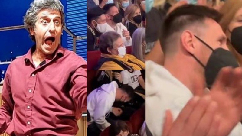 Reacciones en la noche de Messi disfrutando de la obra de Suar y Peretti.