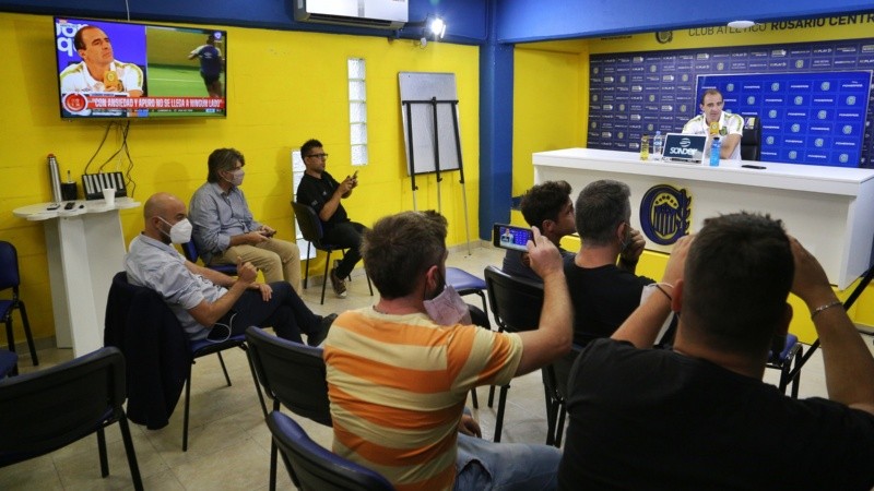 Somoza en el predio de Arroyo Seco este martes